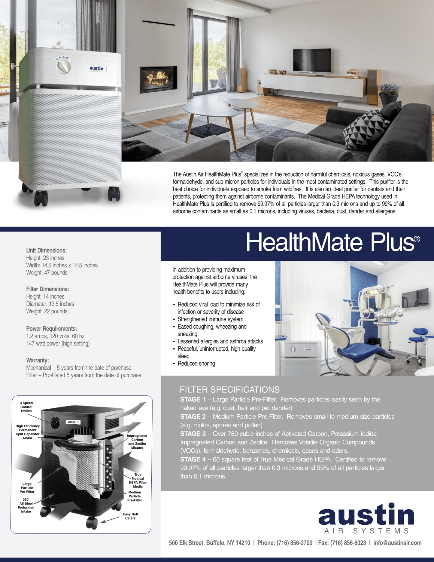 Austin Air Healthmate Plus Air Purifier