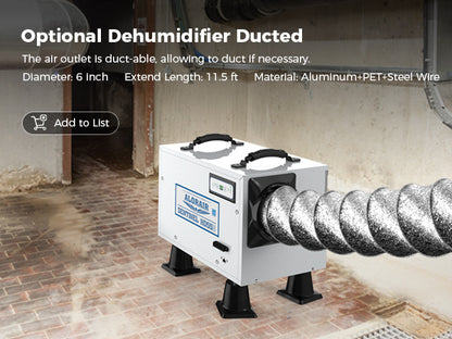 AlorAir® Sentinel HD55S Dehumidifier