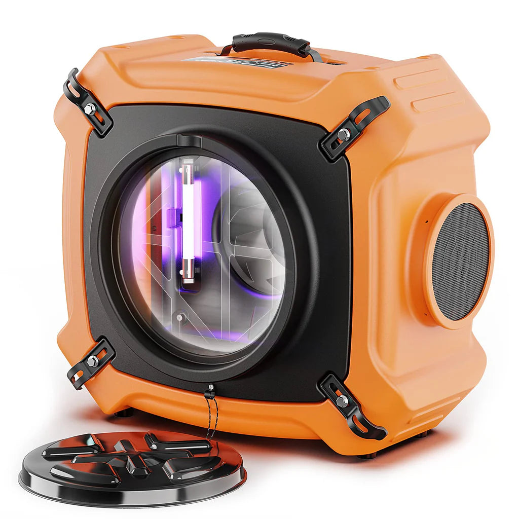 AlorAir® PureAiro HEPA Max 970 Professional 3-Stage Filtration Air Scrubber